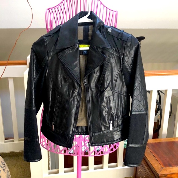 Ashley B - Bernardo leather jacket. - Picture 2 of 11